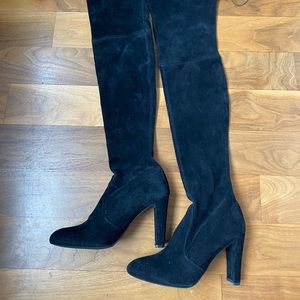 Stuart Weitzman Black Over-the-Knee Boots